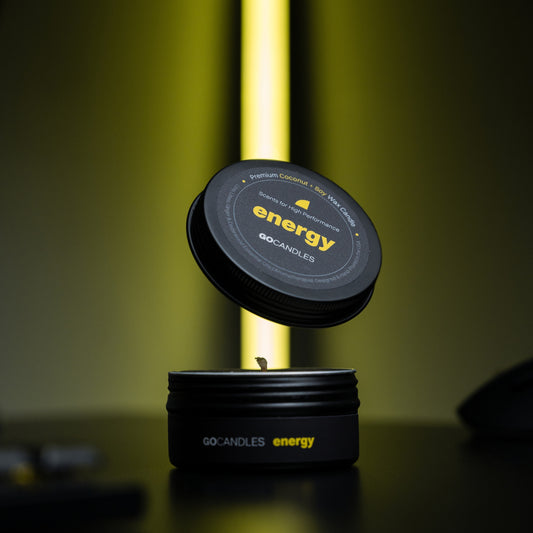 Go Candles Discovery Set: 3 Signature Scented Candles — Energy, Flow, & Chill