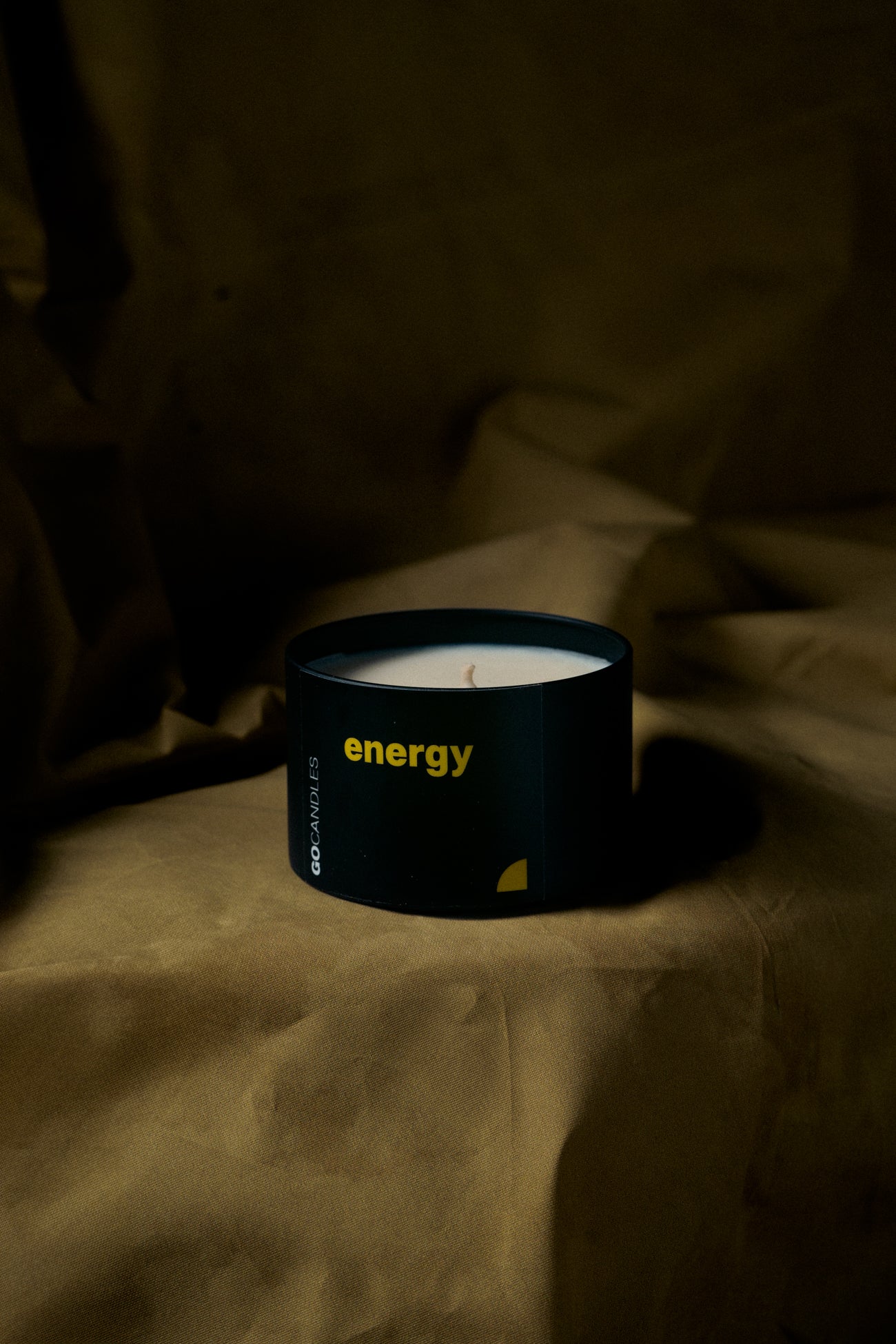 ENERGY - 100% Natural Essential Oil Candle for Energy & Positivity - Bright, Citrusy Scent