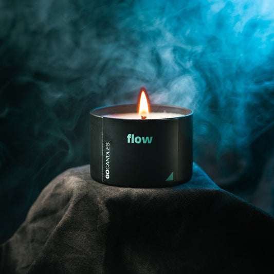 FLOW - 100% Natural Essential Oil Candle - Bergamot Floral & Citrusy Scent